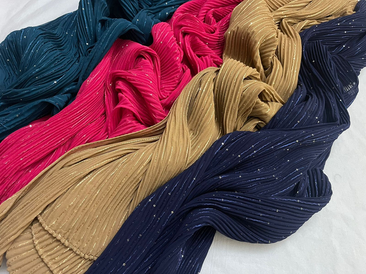 CHIFONE SEQUENCE HIJAB-60PCS