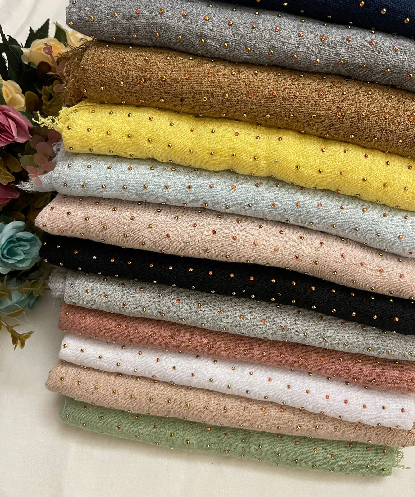 ISLAMIC HIJAB MIX DESIGN CATLOGE -120PCS SET