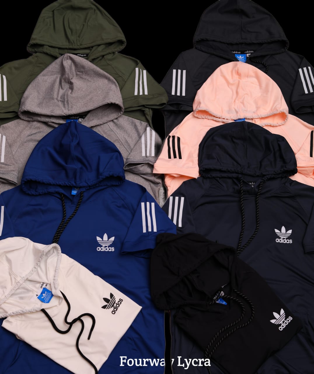 ADIDAS
HOOD WITH KANGAROO POCKET -46PCS
