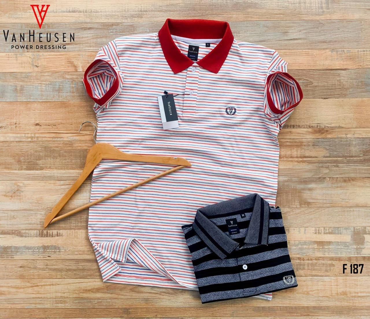 VANHEUSEN MEN'S POLO T-SHIRT-49PCS