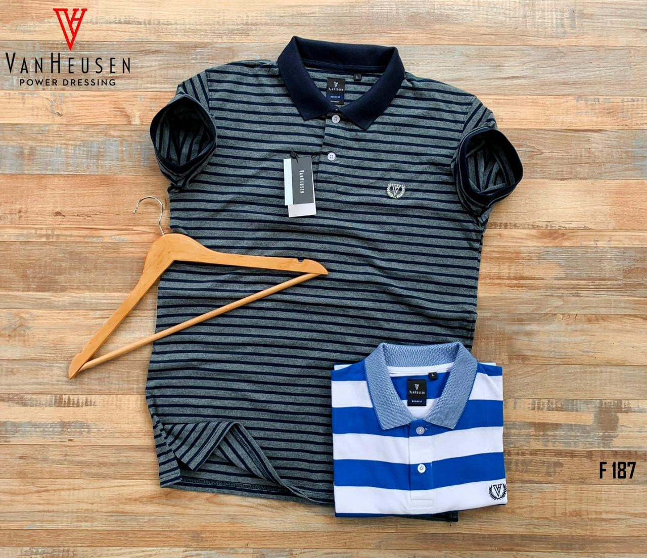 VANHEUSEN MEN'S POLO T-SHIRT-49PCS