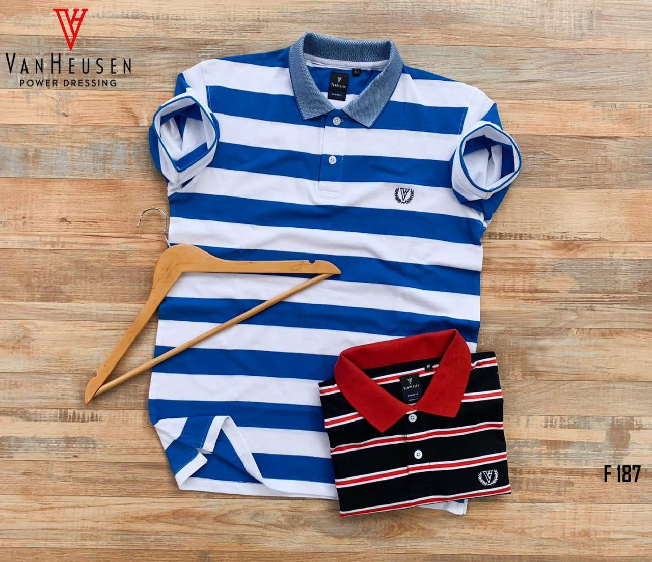 VANHEUSEN MEN'S POLO T-SHIRT-49PCS
