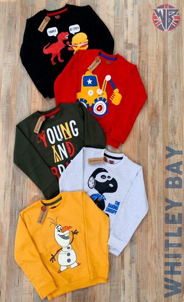 WHITLEY BAY KIDS SWEATSHIRT-112PCS