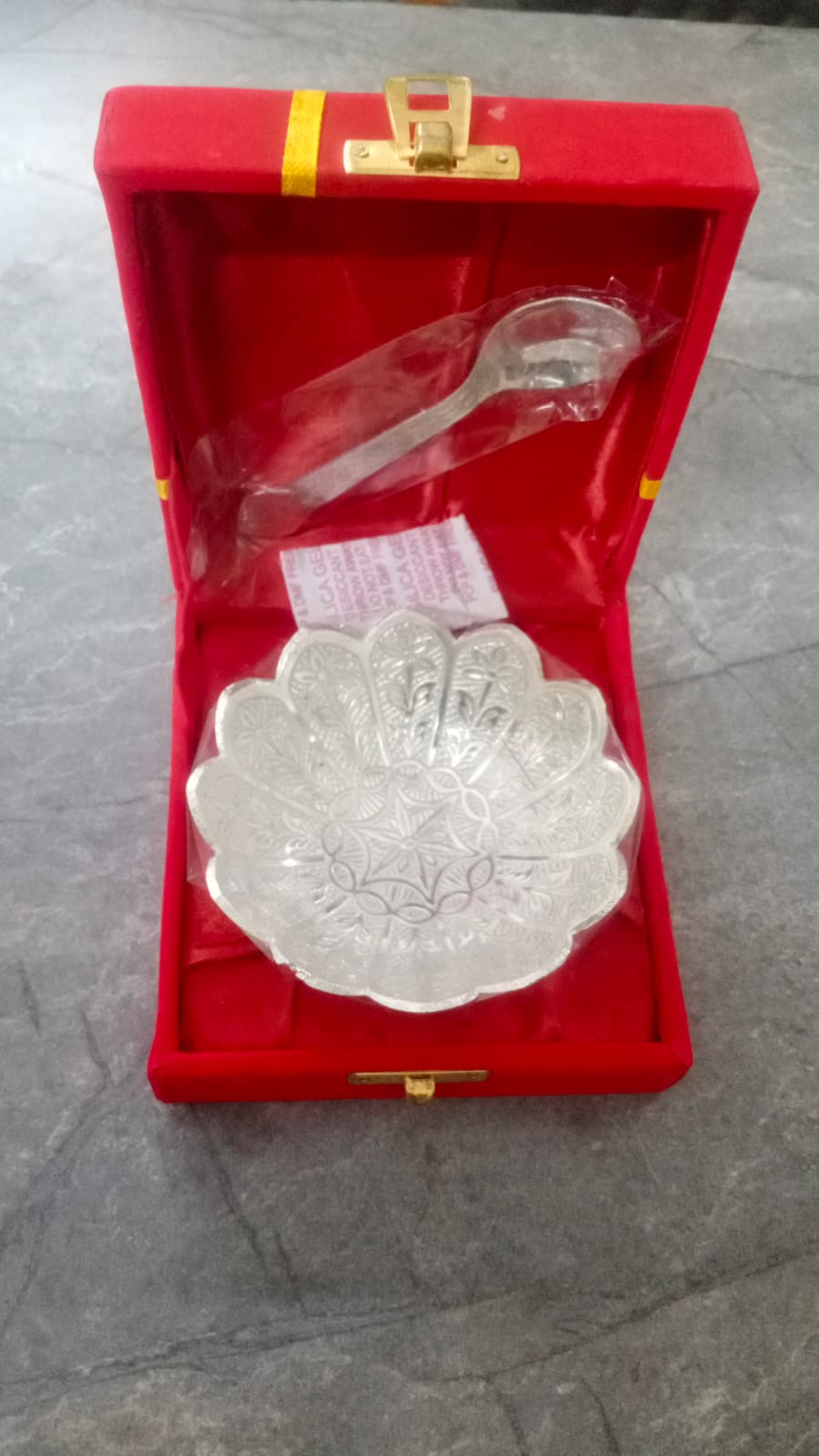 GERMAN SILVER SINGLE BOWL SET -100PCS