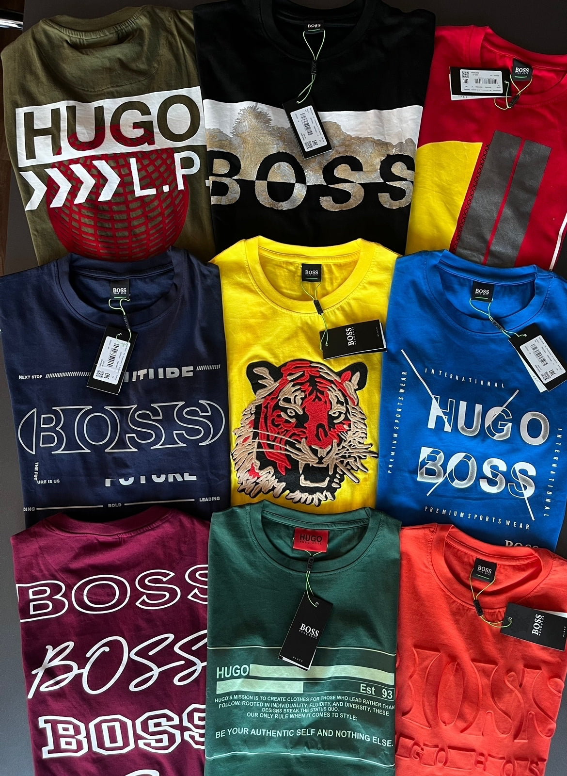 HUGO BOSS ROUND NACK T-SHIRT-70PCS
