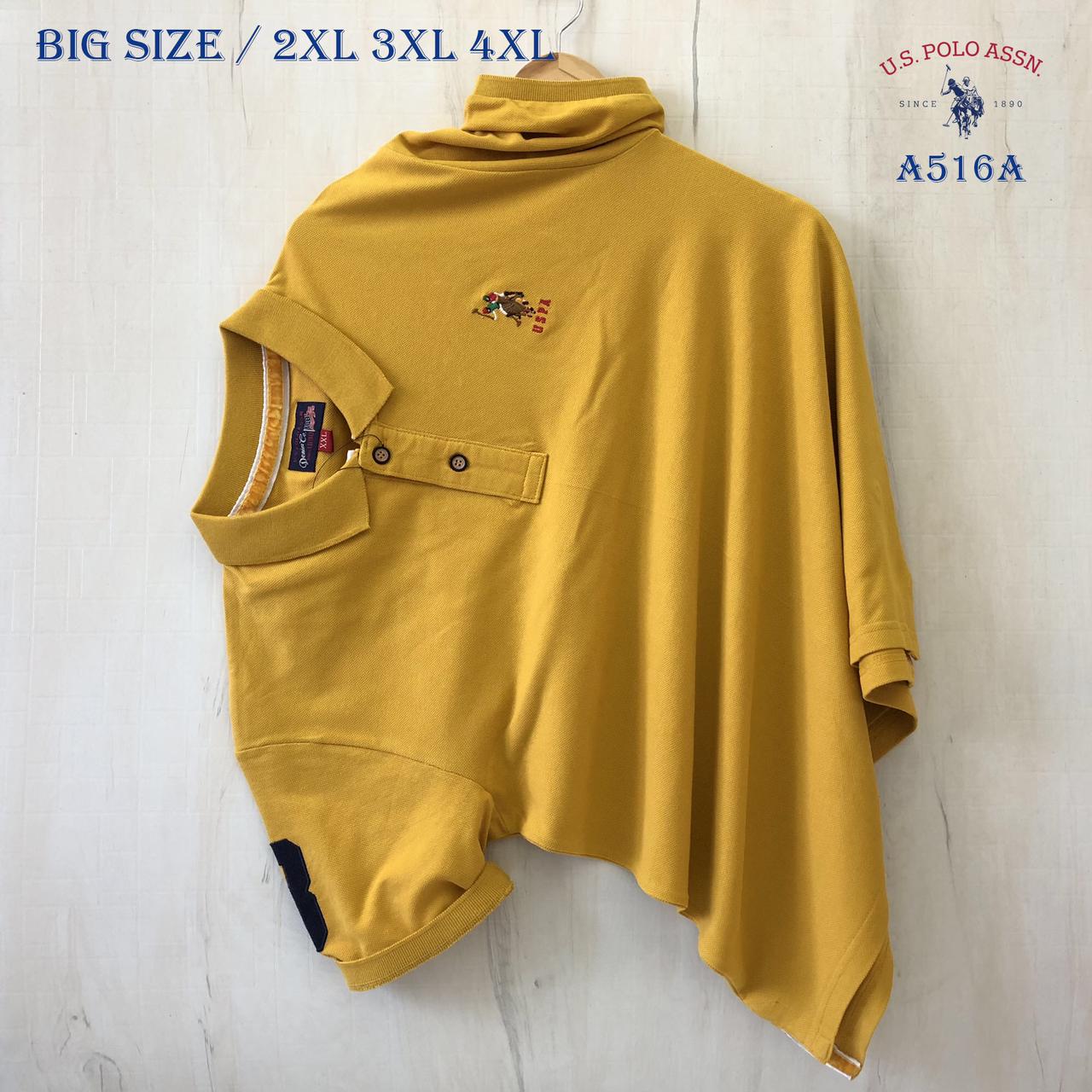 U.S.POLO BIG SIZE COLLAR T-SHIRT-76PCS