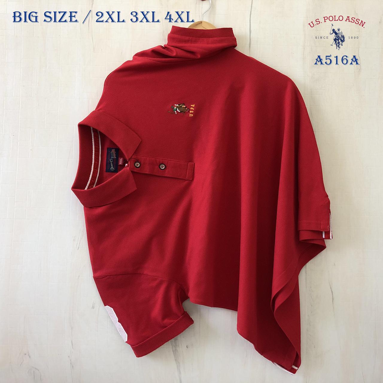U.S.POLO BIG SIZE COLLAR T-SHIRT-76PCS