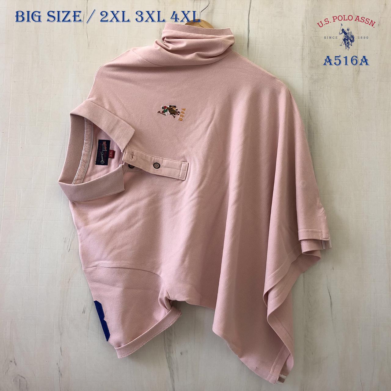 U.S.POLO BIG SIZE COLLAR T-SHIRT-76PCS