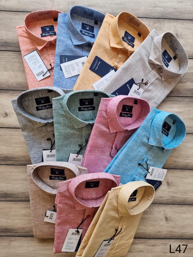 GANT COTTON LENIN SHIRT-48PCS