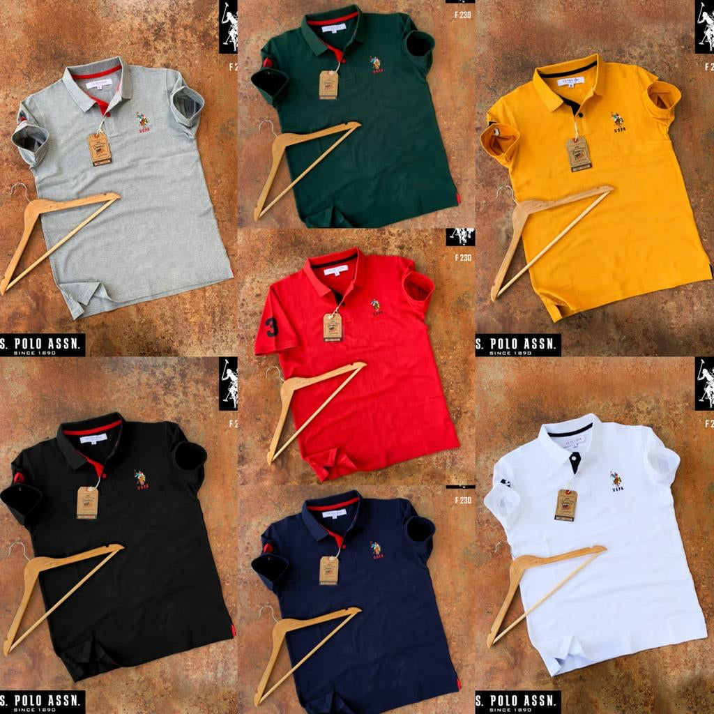US POLO ASSIGN.POLO NACK T-SHIRT-45PCS