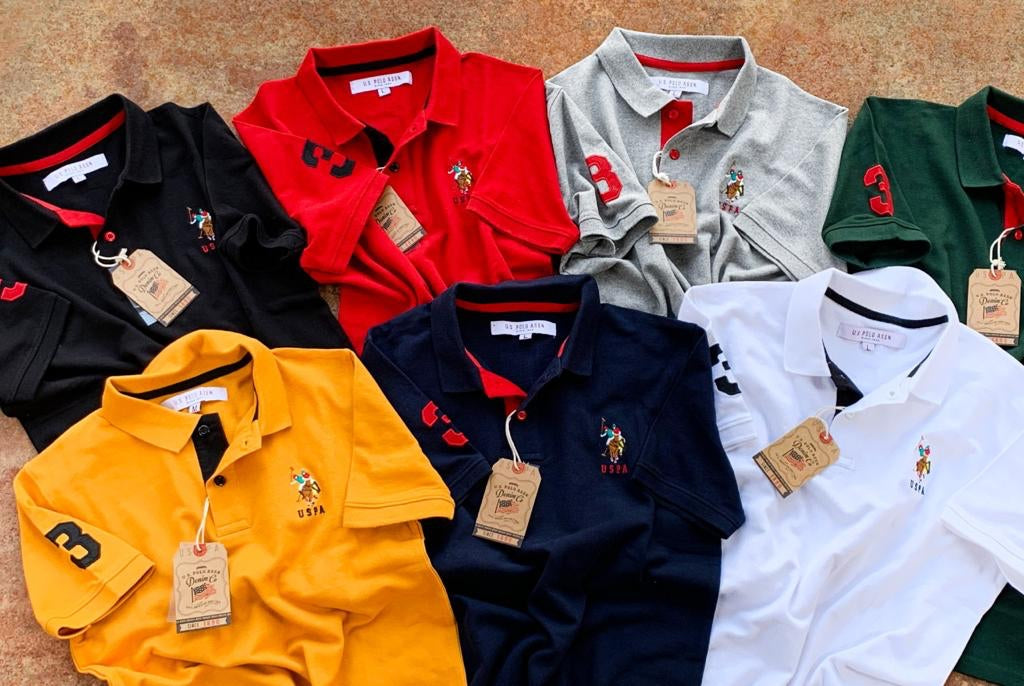 US POLO ASSIGN.POLO NACK T-SHIRT-45PCS
