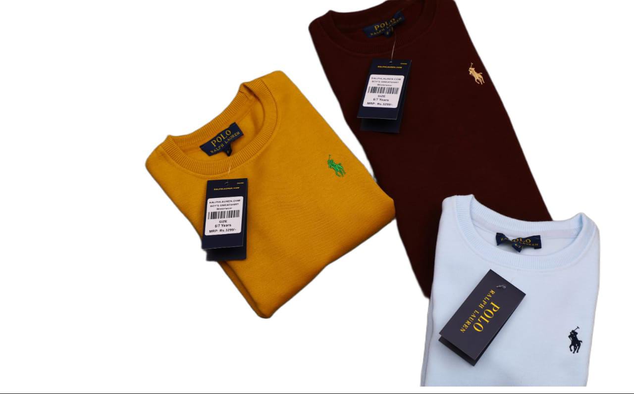 RALPH LAUREN BUBBLE LAYCRA SWEATSHIRT-68 PCS