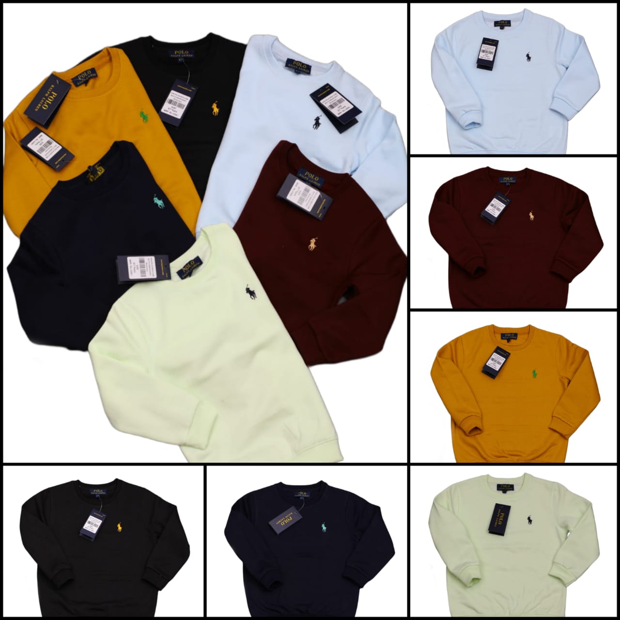 RALPH LAUREN BUBBLE LAYCRA SWEATSHIRT-68 PCS
