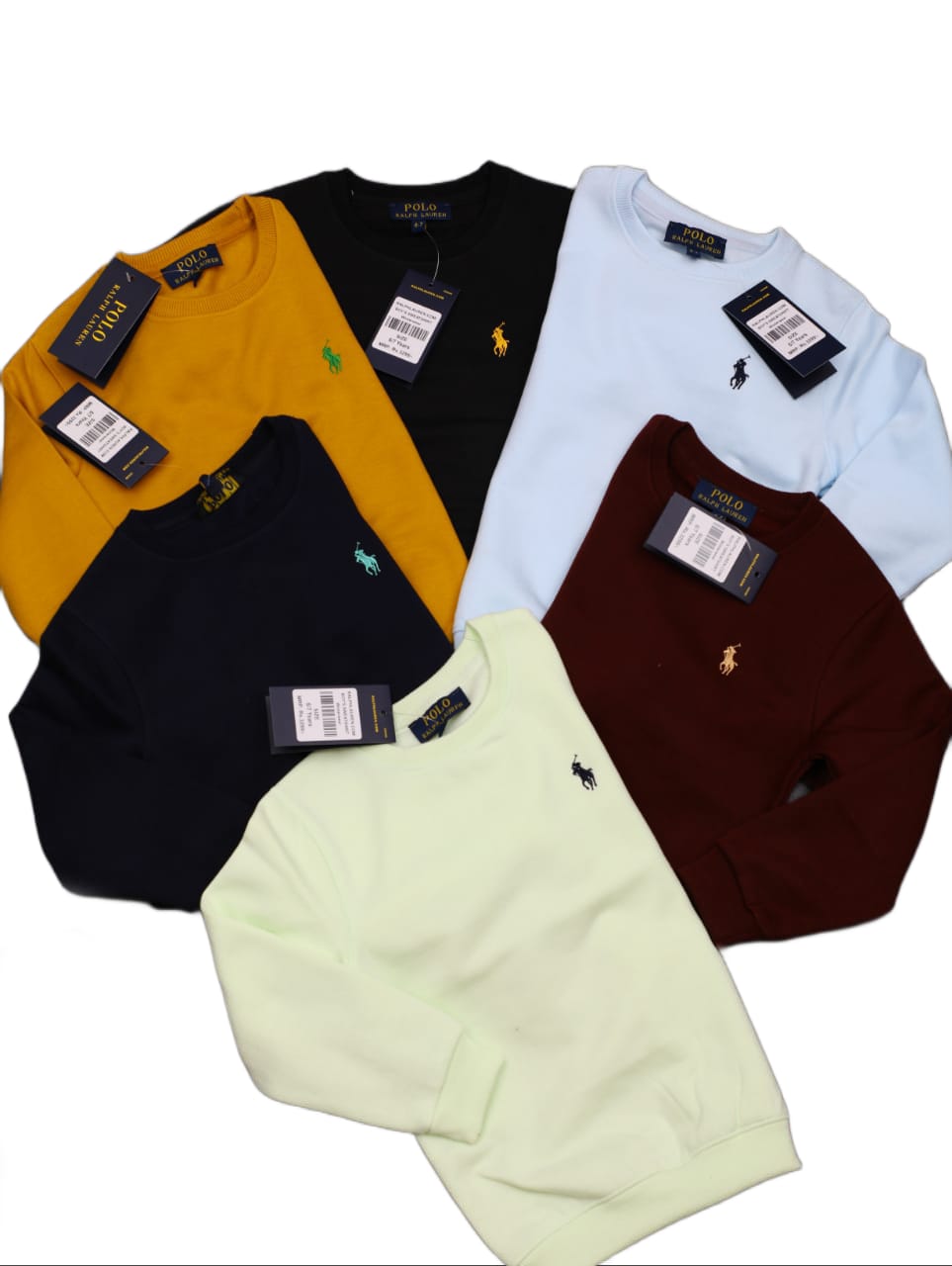 RALPH LAUREN BUBBLE LAYCRA SWEATSHIRT-68 PCS