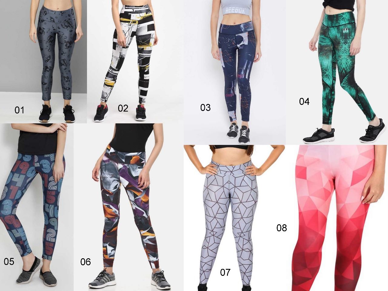 DRYFIT PRINTED TIGHTS -100PCS