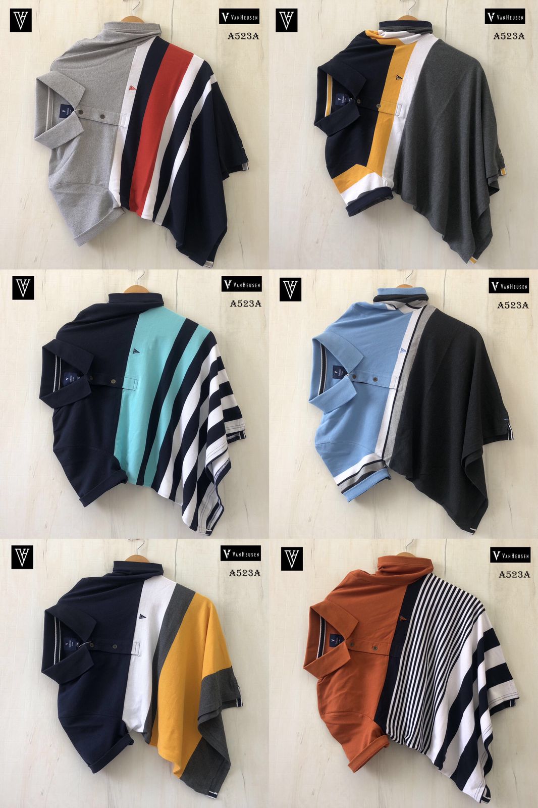 VANHEUSEN-MEN'S POLO TSHIRT-39PCS