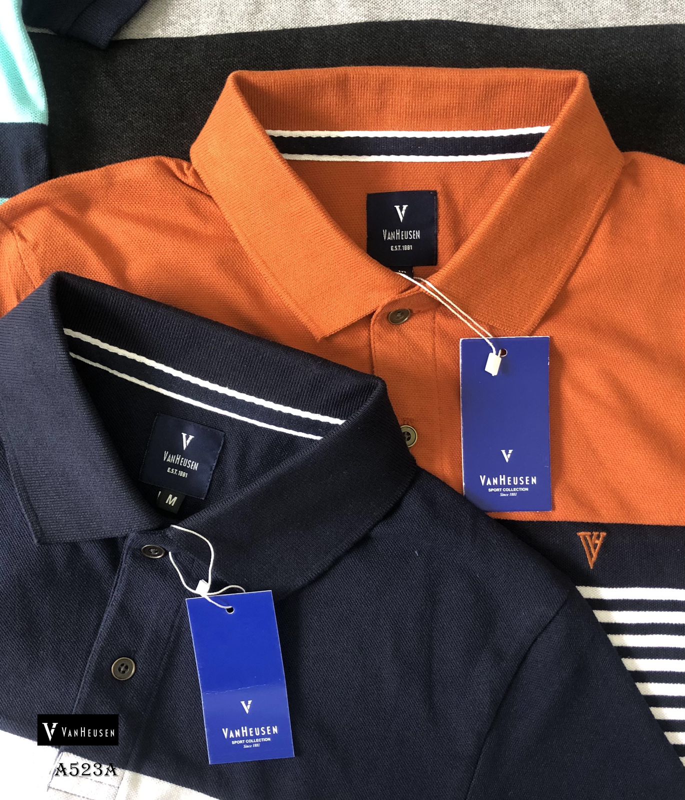 VANHEUSEN-MEN'S POLO TSHIRT-39PCS
