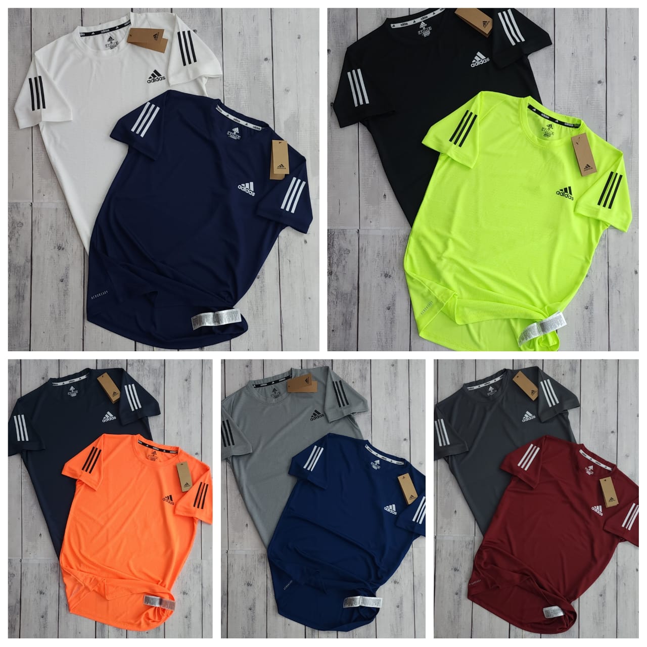 ADIDAS DRI-FIT TEES ROUND NACK -85 PCS