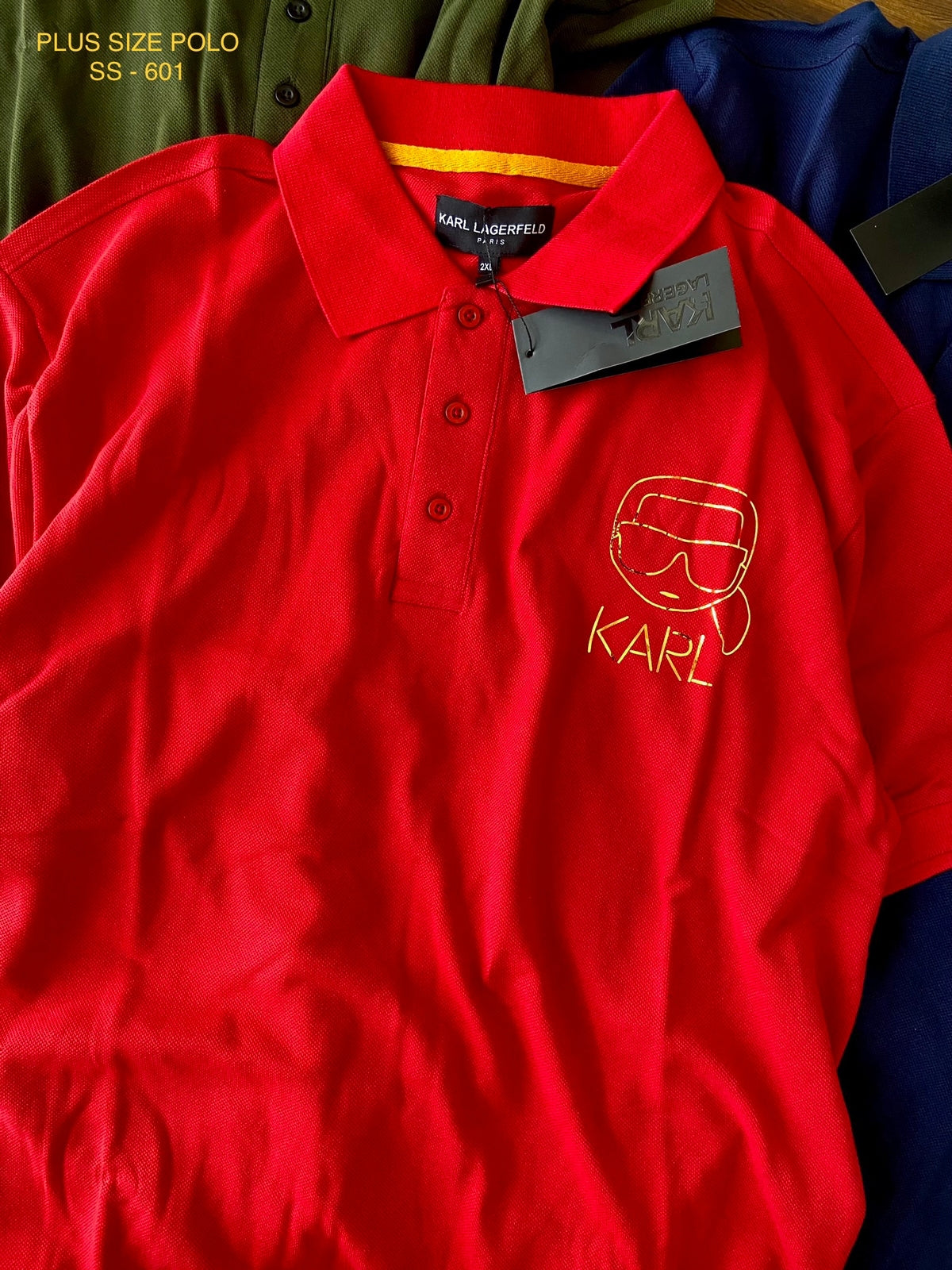 KARL BIG SIZE POLO TSHIRT-72 PCS