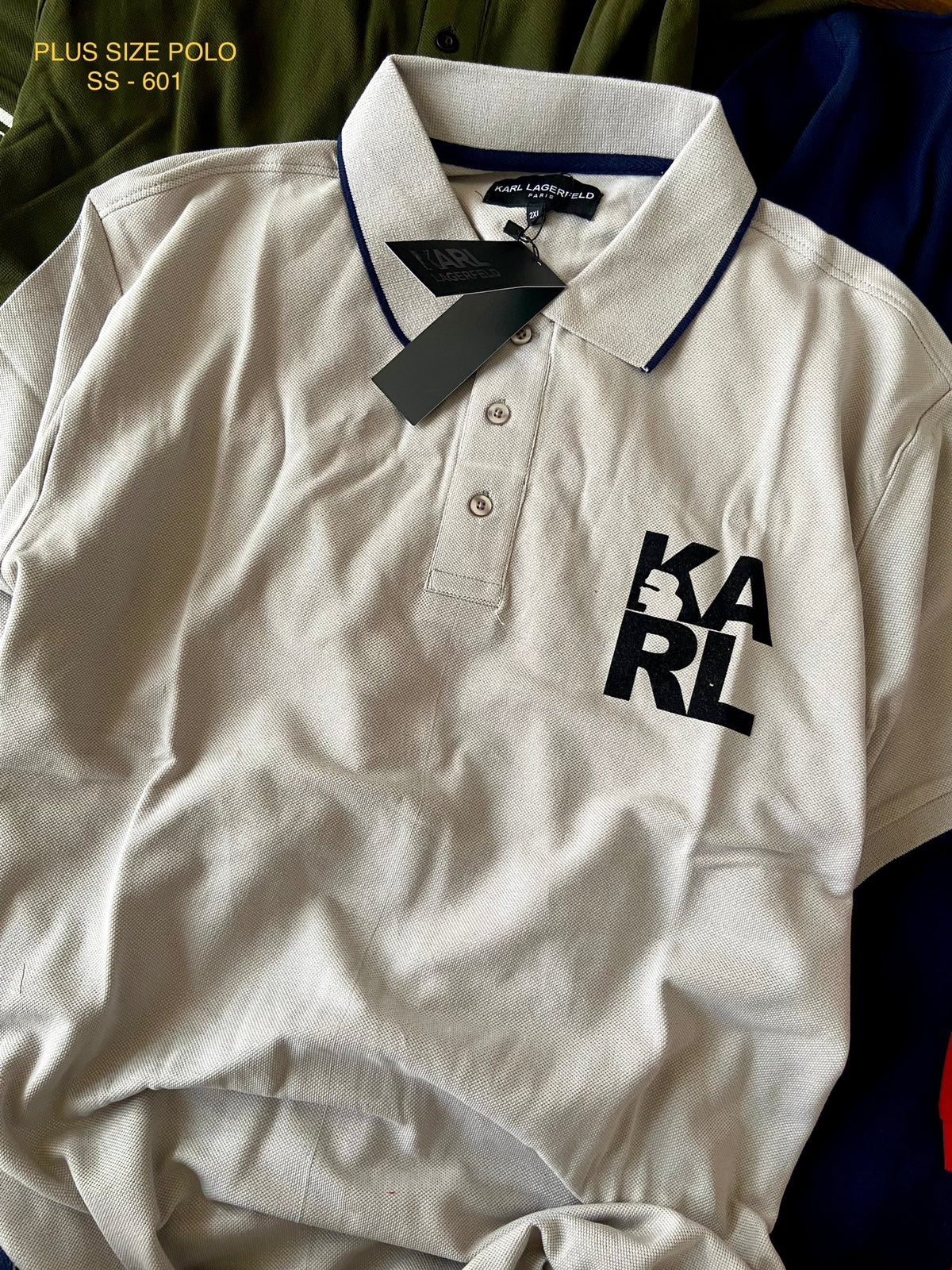 KARL BIG SIZE POLO TSHIRT-72 PCS