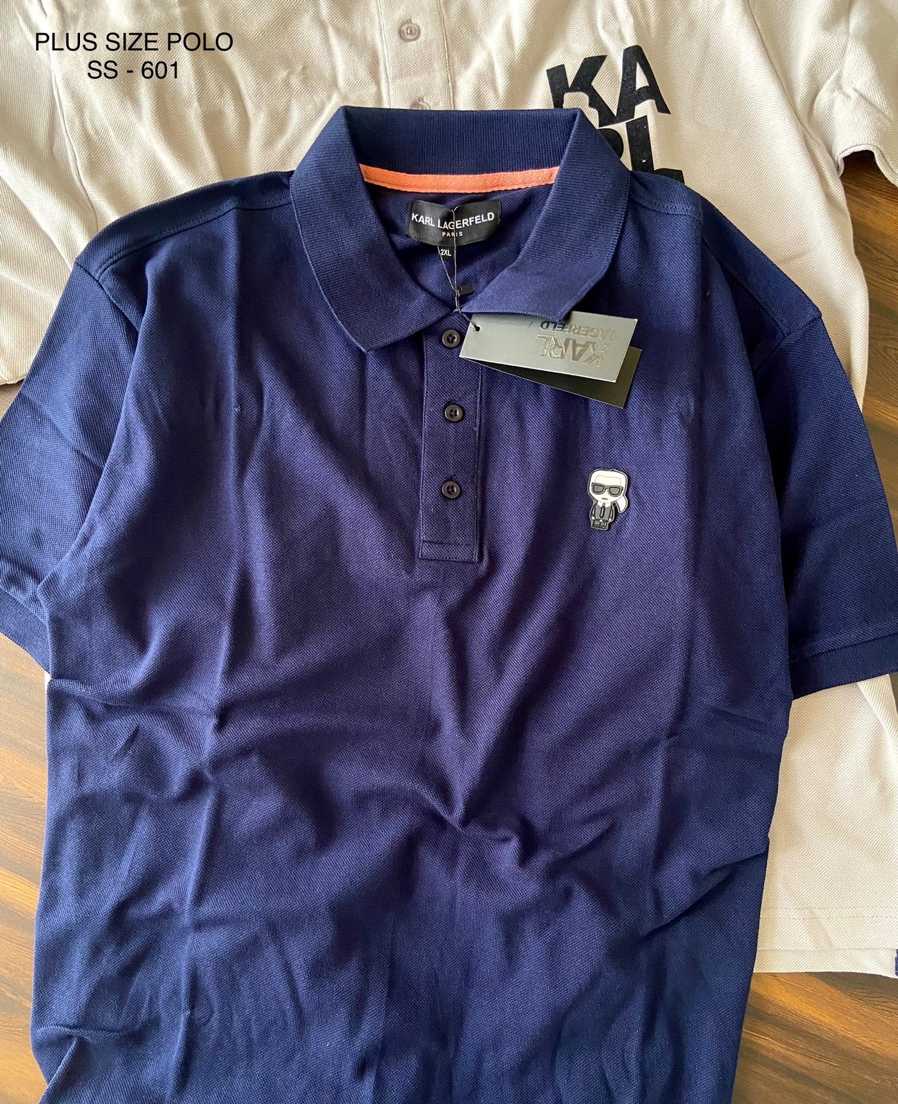 KARL BIG SIZE POLO TSHIRT-72 PCS