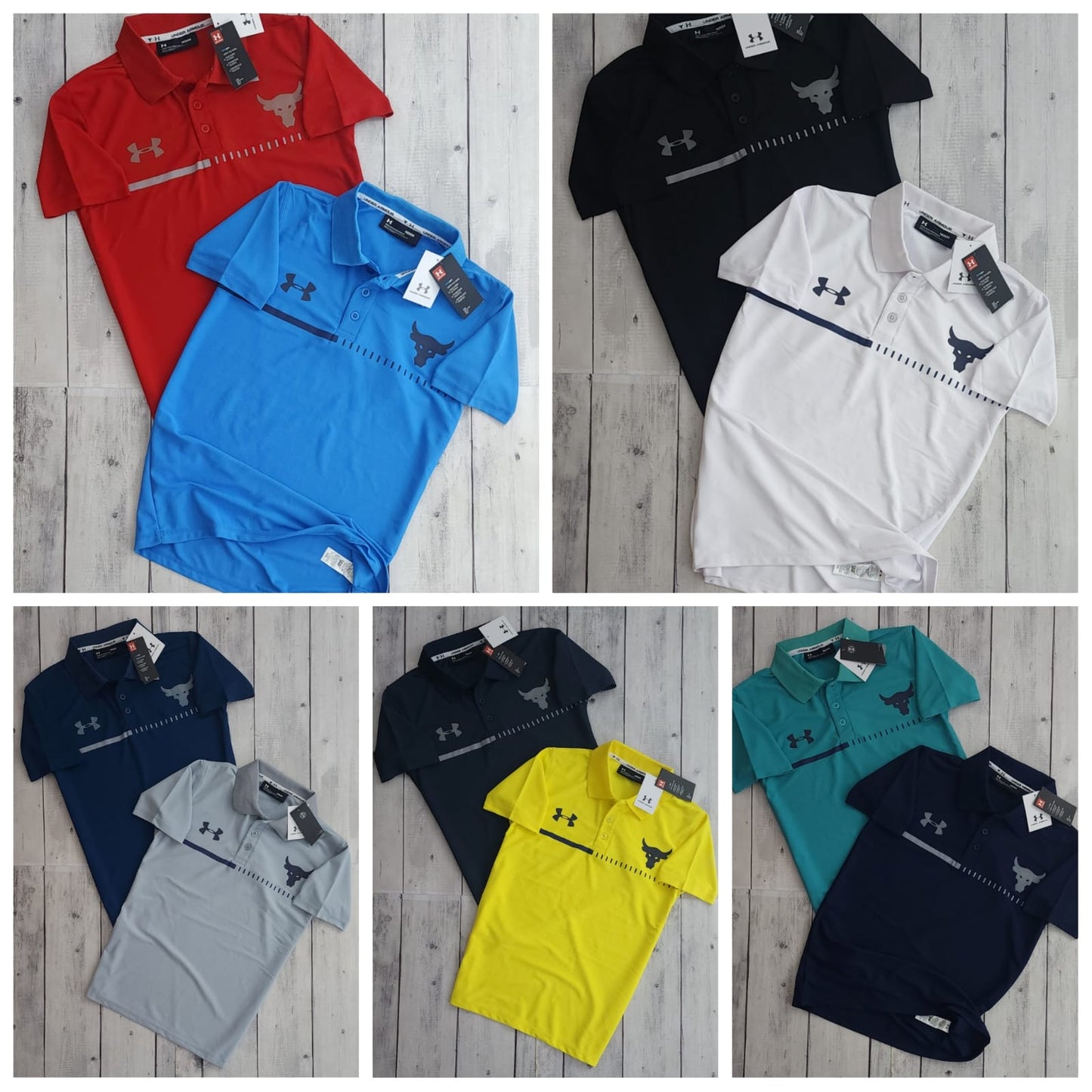 UNDERARMOUR DRIFIT POLO TSHIRT-85 PCS