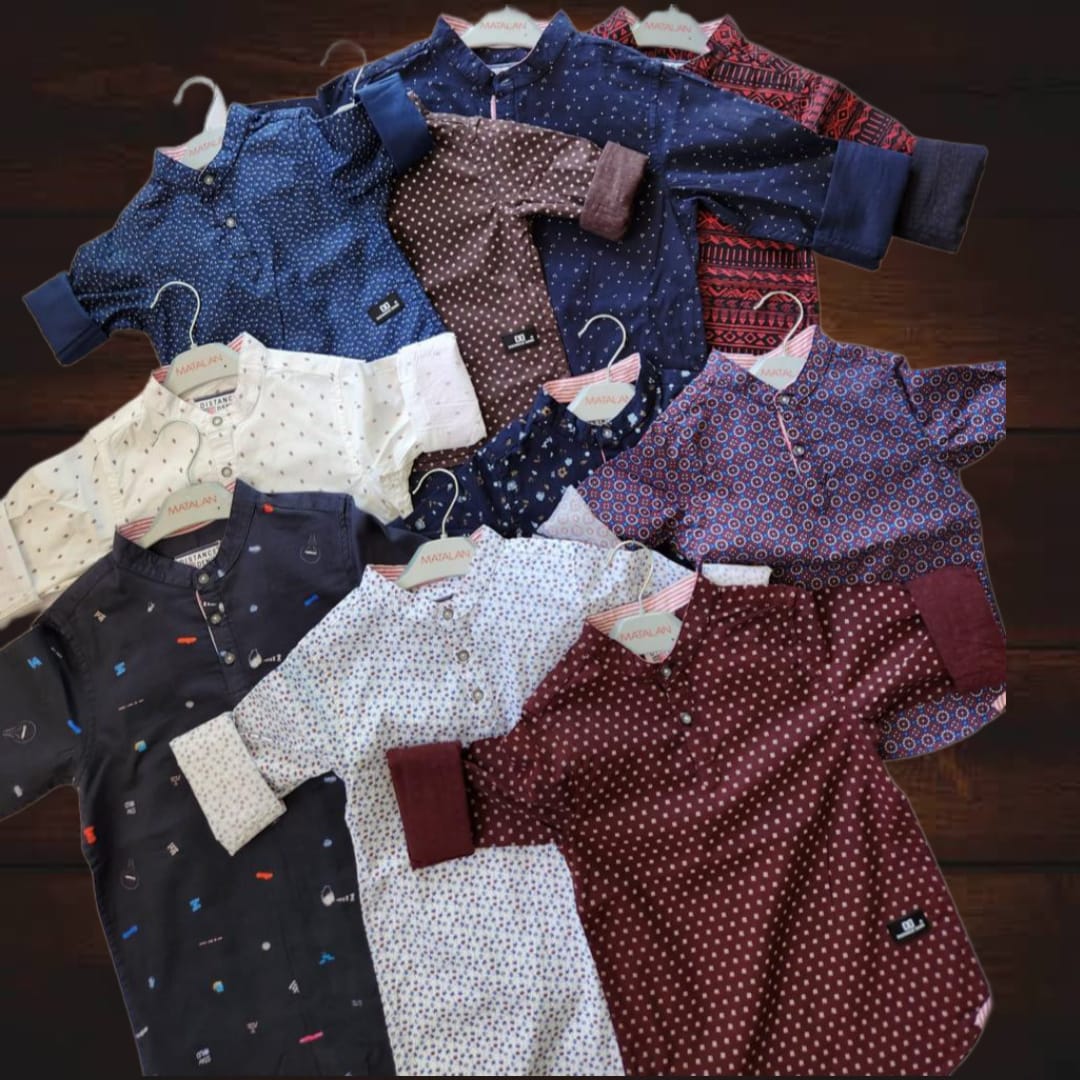 KIDS BOYS CASUAL WEAR KURTA -100PCS