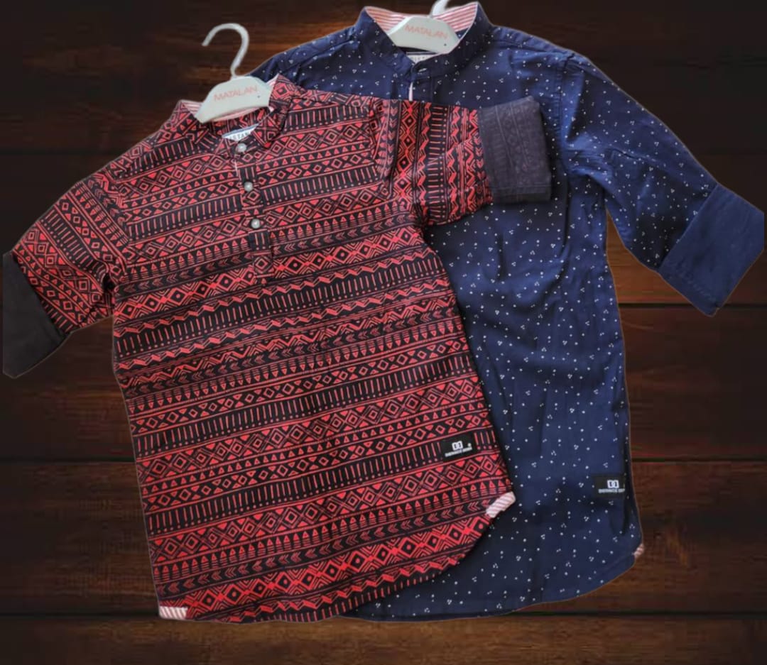 KIDS BOYS CASUAL WEAR KURTA -100PCS