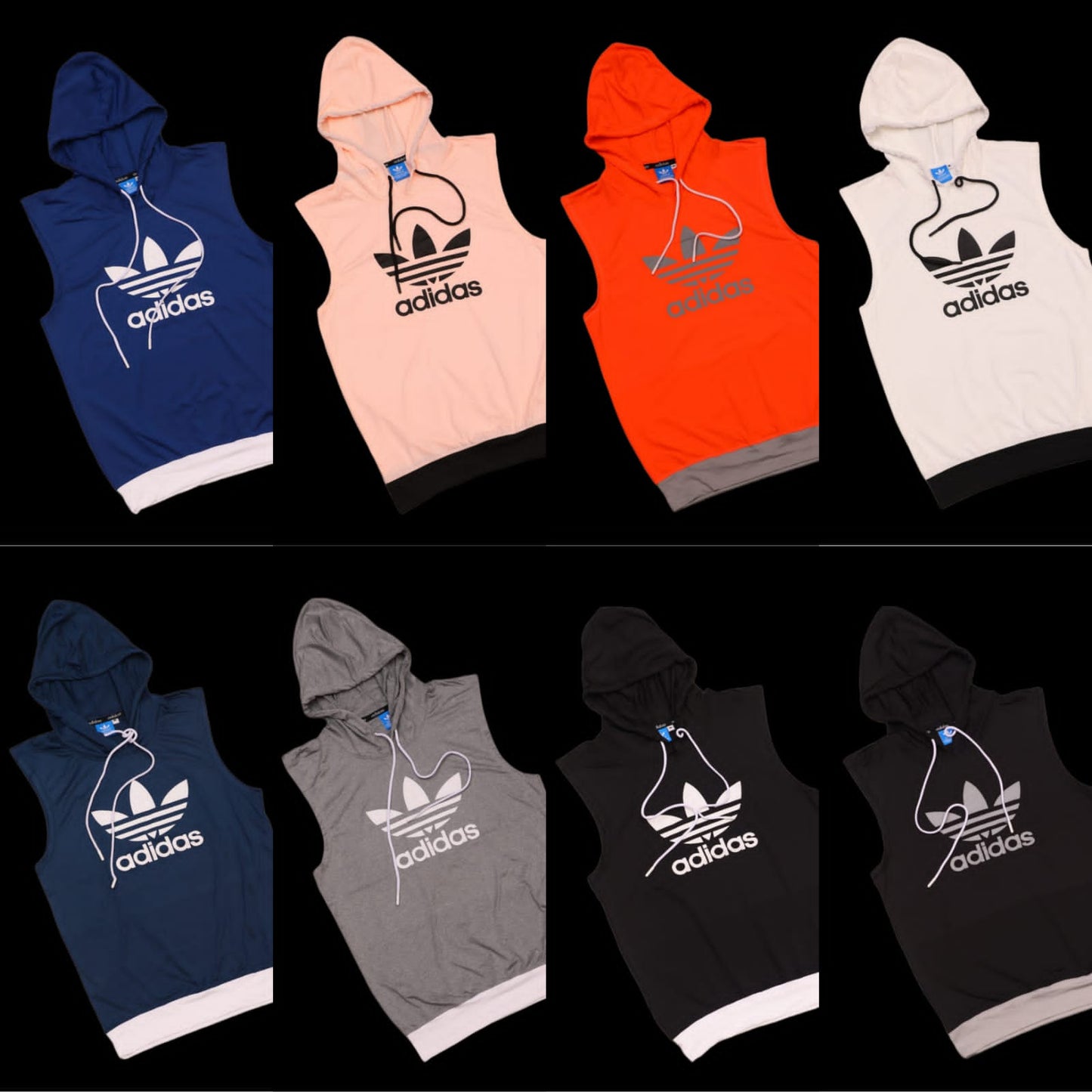 ADIDAS SLEEVELESS WITH HOODIES-68PCS