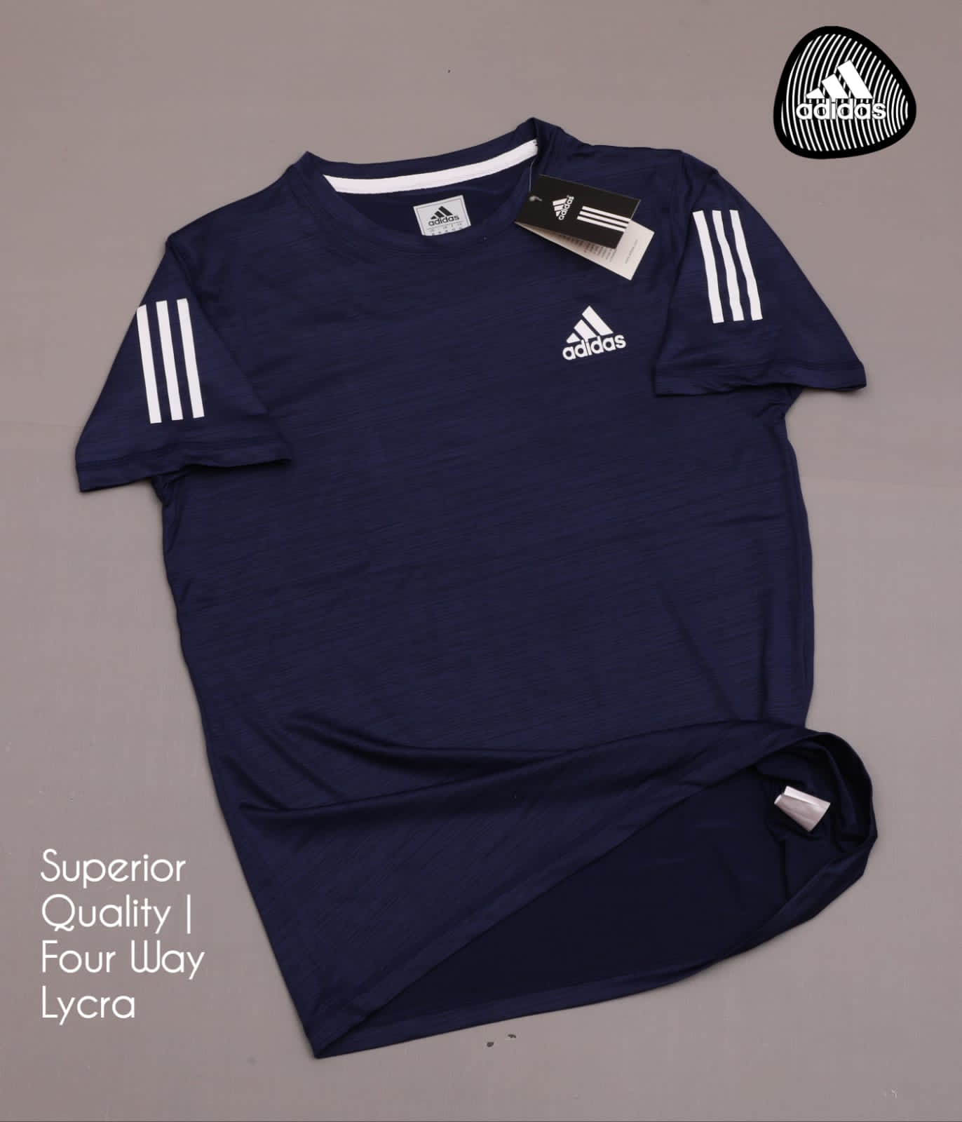 ADIDAS DRYFIT ROUND NACK FORWAY LAYCRA TSHIRT -68PCS