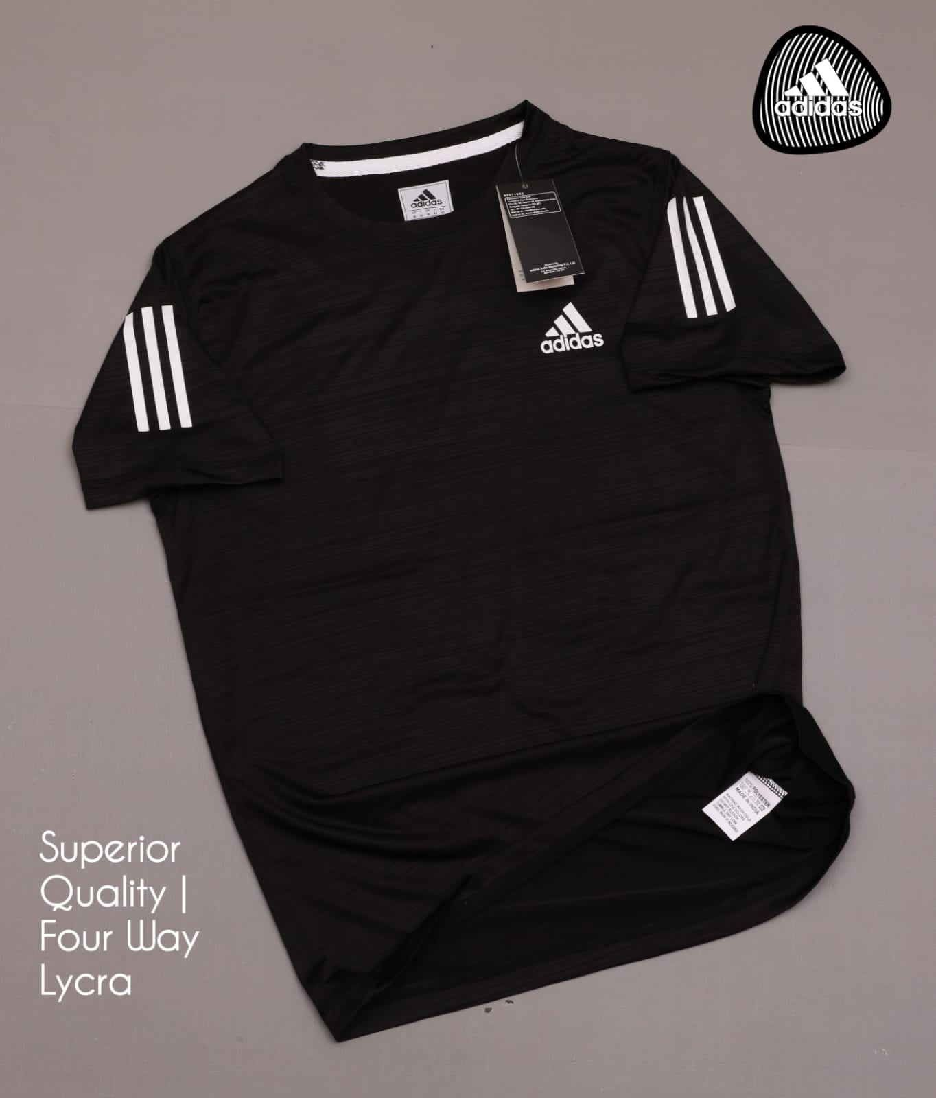 ADIDAS DRYFIT ROUND NACK FORWAY LAYCRA TSHIRT -68PCS