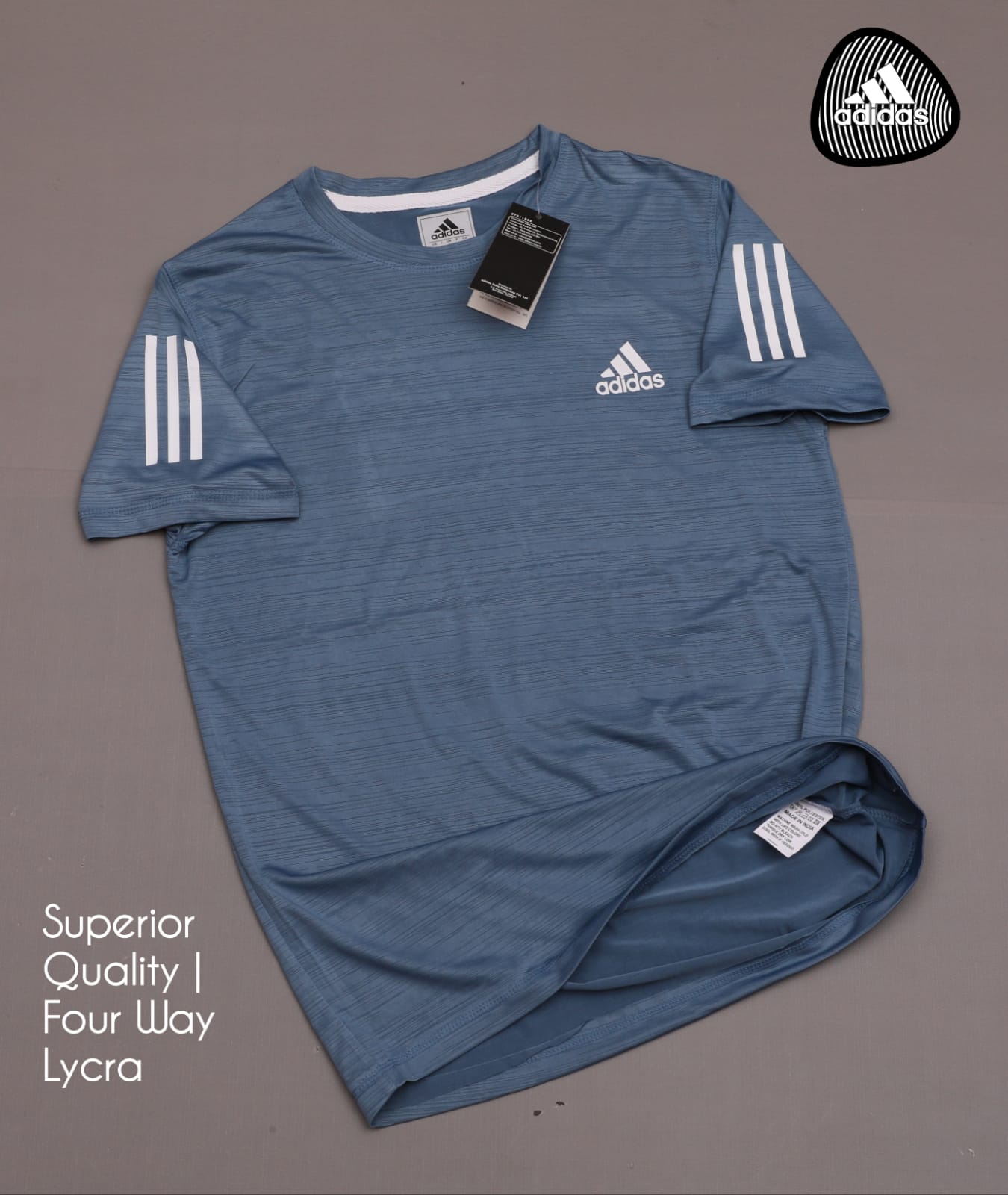 ADIDAS DRYFIT ROUND NACK FORWAY LAYCRA TSHIRT -68PCS