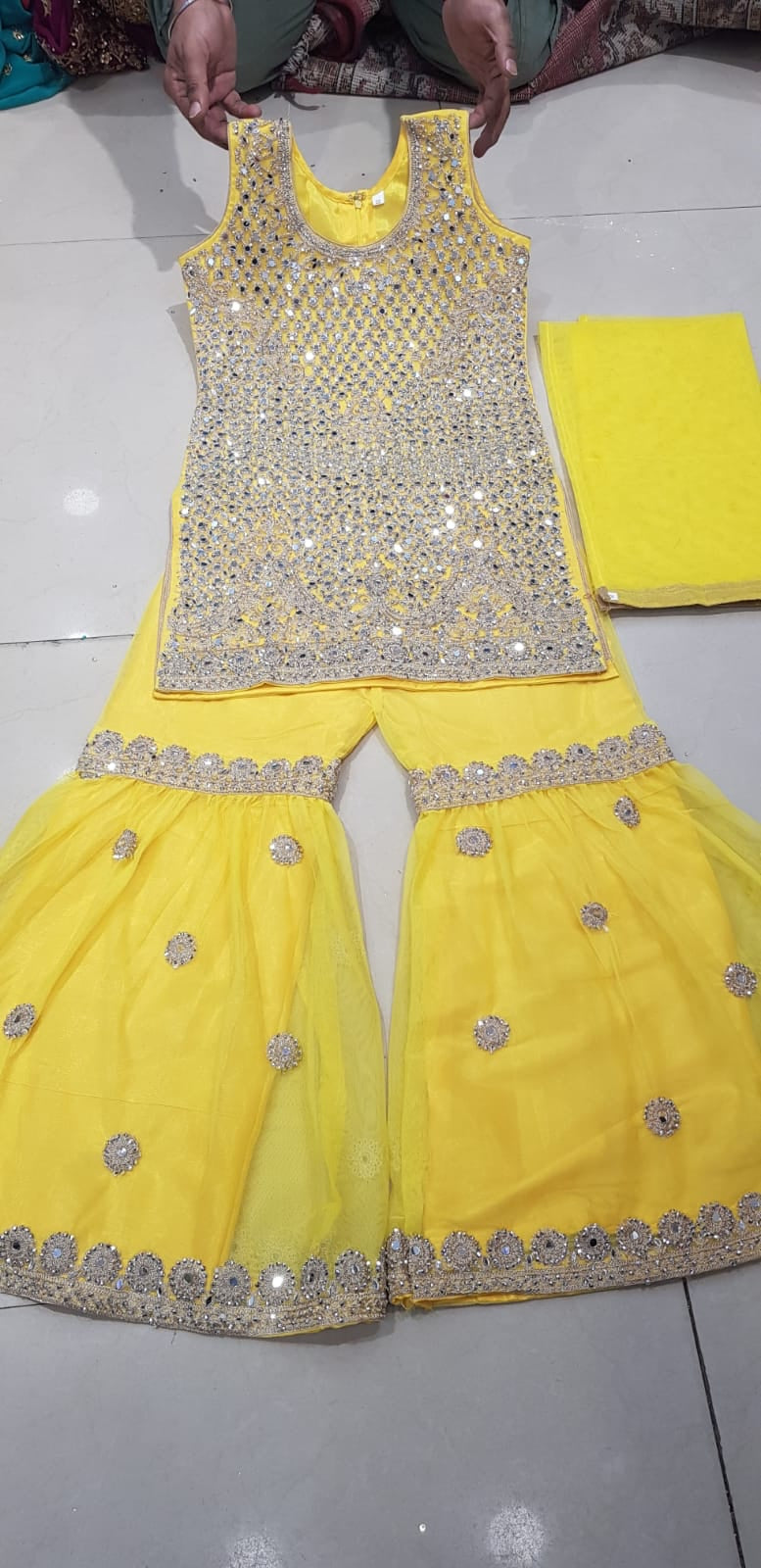 KIDS GIRLS PLAZO SUIT