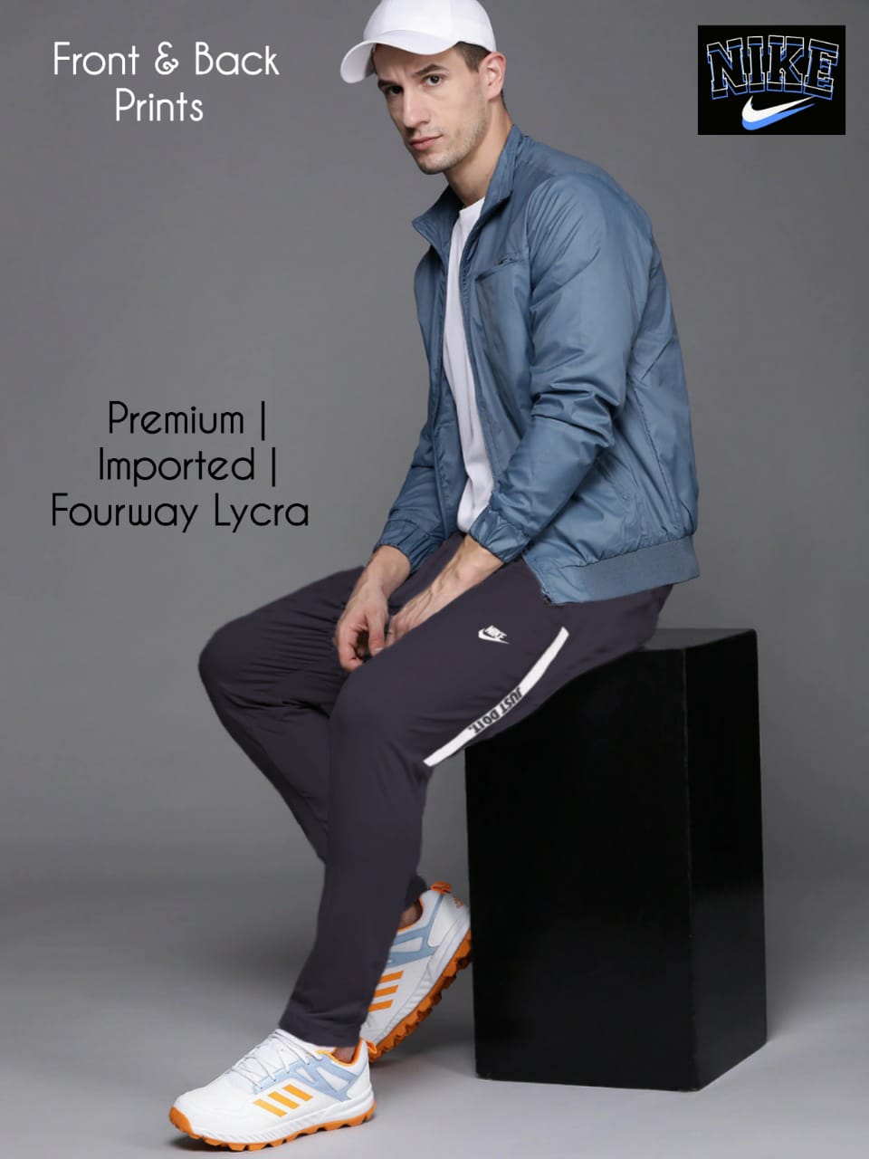 NIKE MENS PREMIUM TRACK PANTS WITH OUT CUFF-50PCS