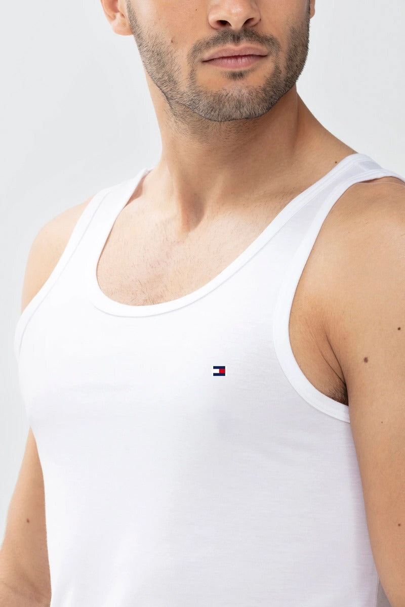 TOMMY MEN'S WHITE WEST-120PCS