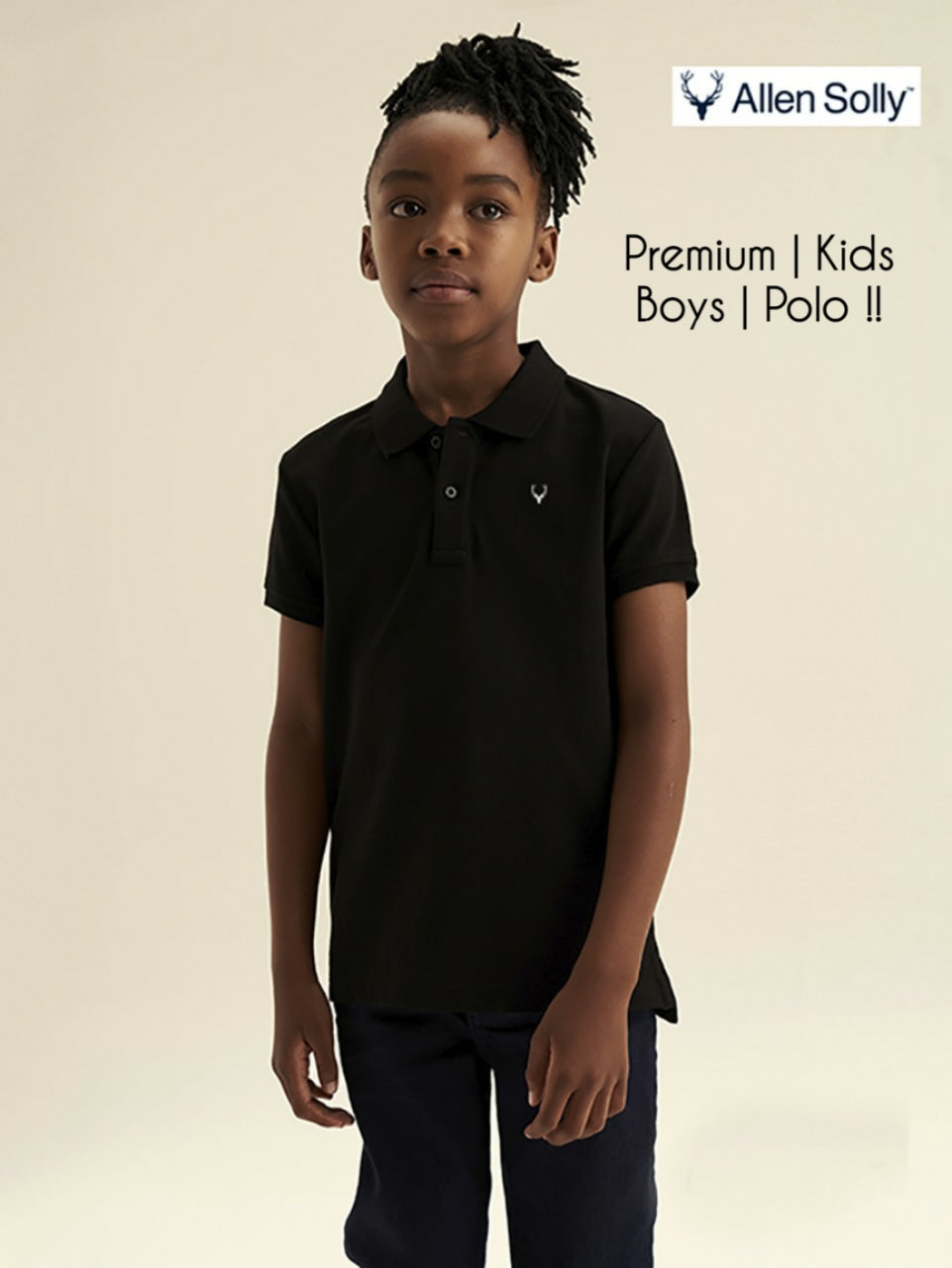 ALLEN SOLLY BOYS AND GIRLS POLO TSHIRT -110PCS
