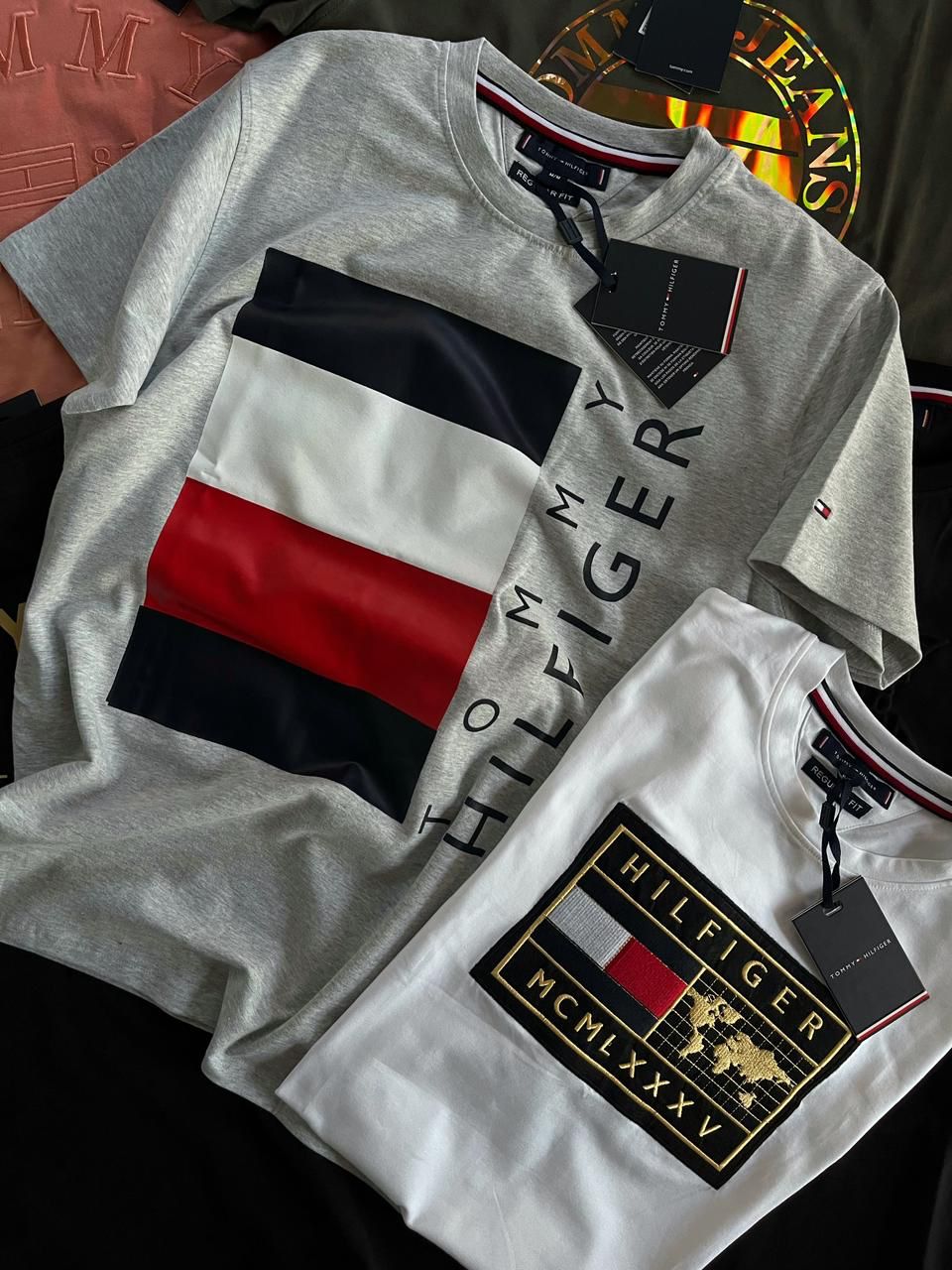 TOMMY HILFIGURE ROUND NACK-78PCS