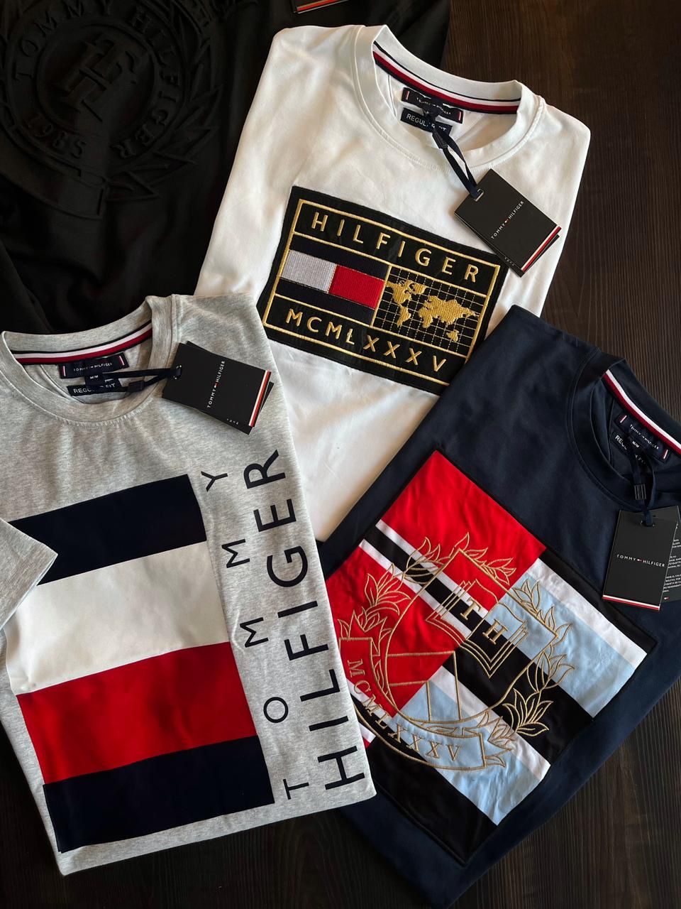 TOMMY HILFIGURE ROUND NACK-78PCS