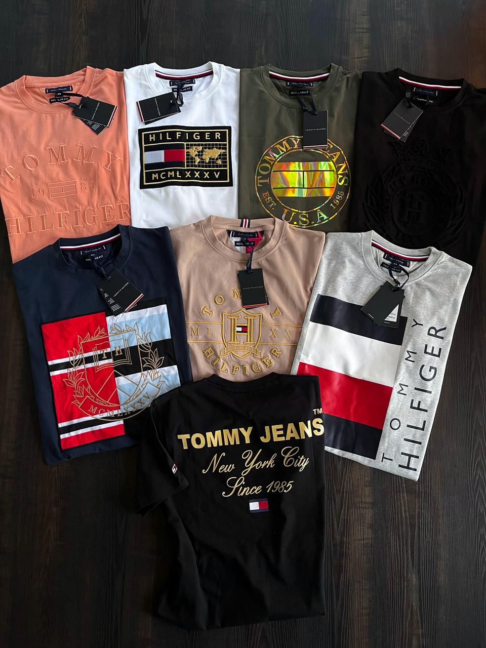 TOMMY HILFIGURE ROUND NACK-78PCS