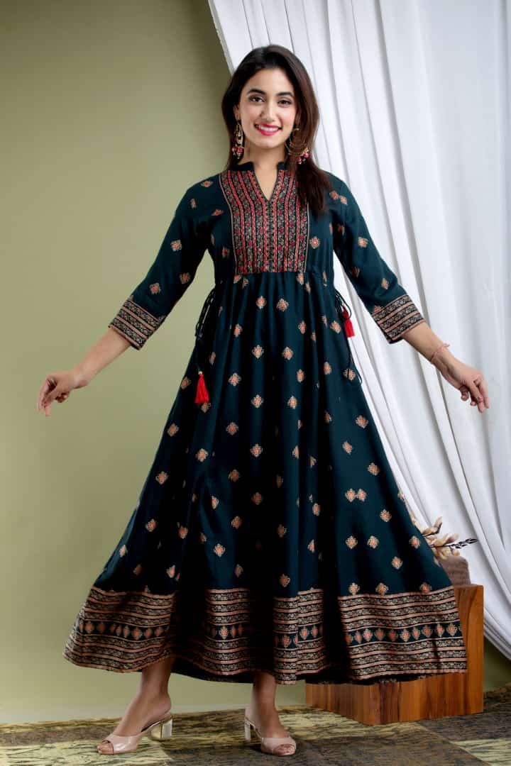 LONG ANARKALI ETHANIC KURTI -51PCS