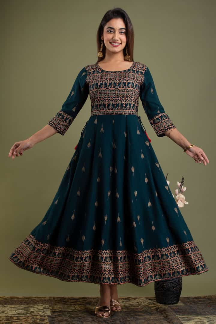 LONG ANARKALI ETHANIC KURTI -51PCS