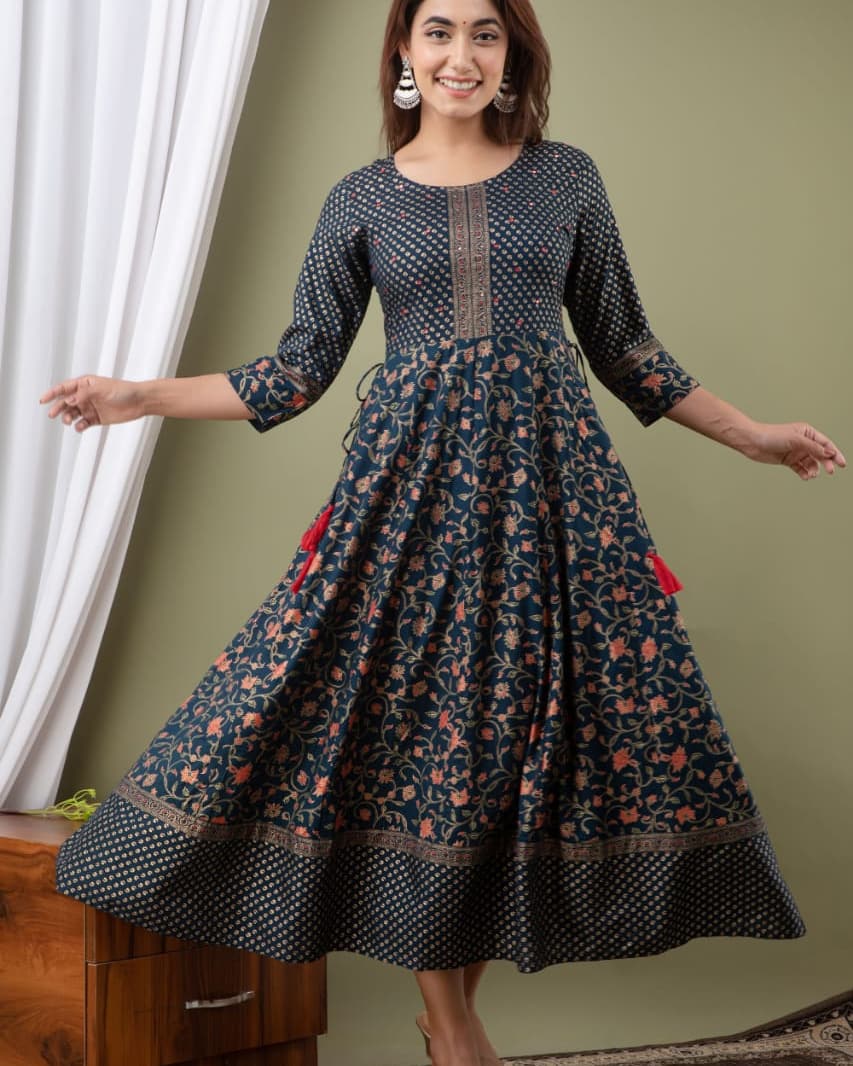 LONG ANARKALI ETHANIC KURTI -51PCS