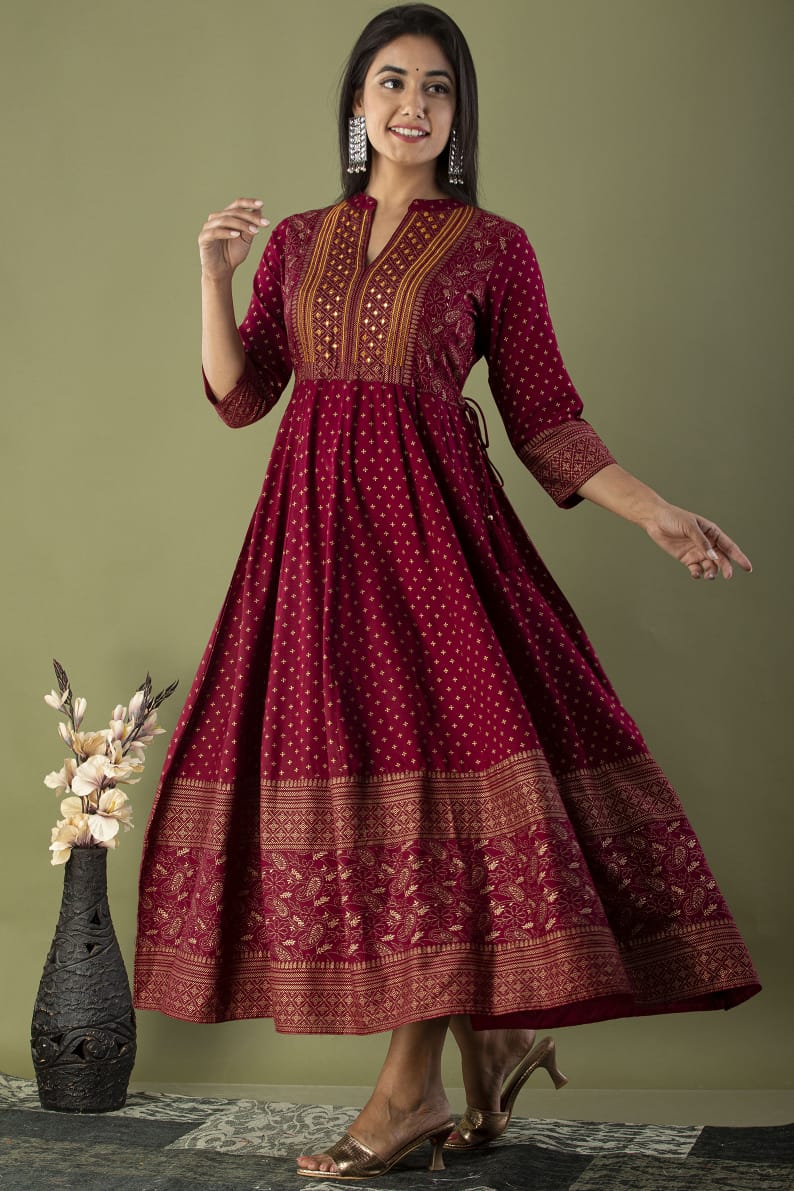 LONG ANARKALI ETHANIC KURTI -51PCS