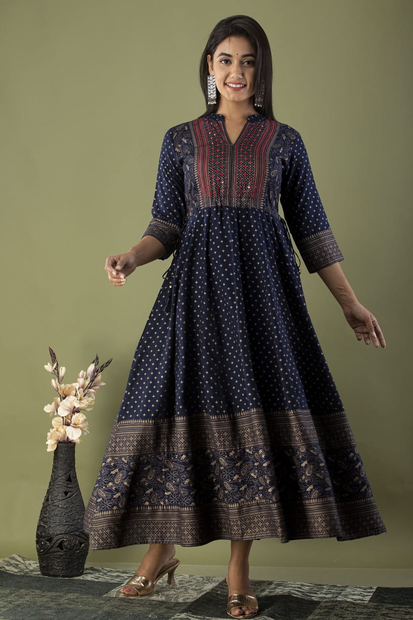 LONG ANARKALI ETHANIC KURTI -51PCS