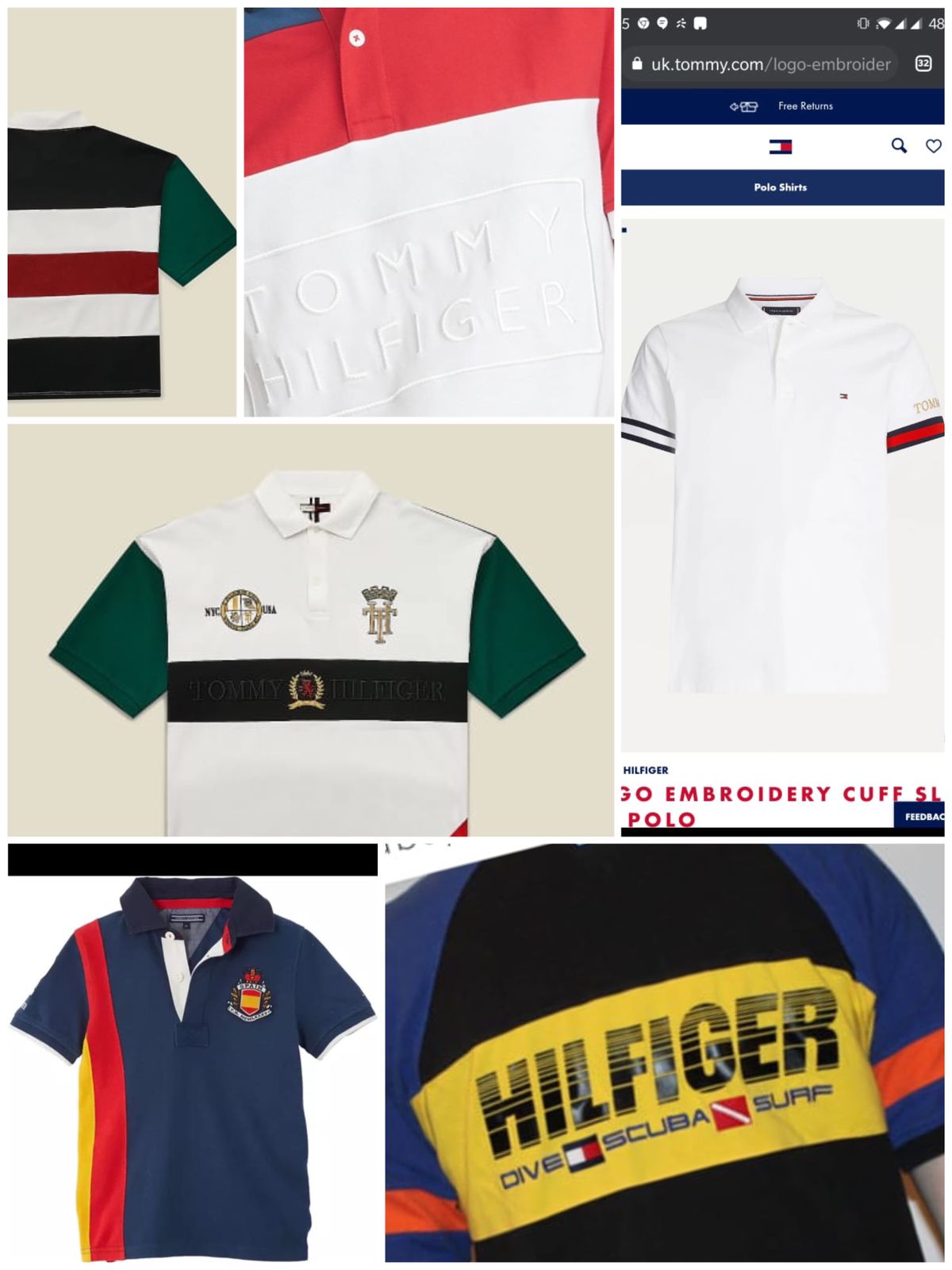 TOMMY HILFIGURE KIDS POLO-80PCS