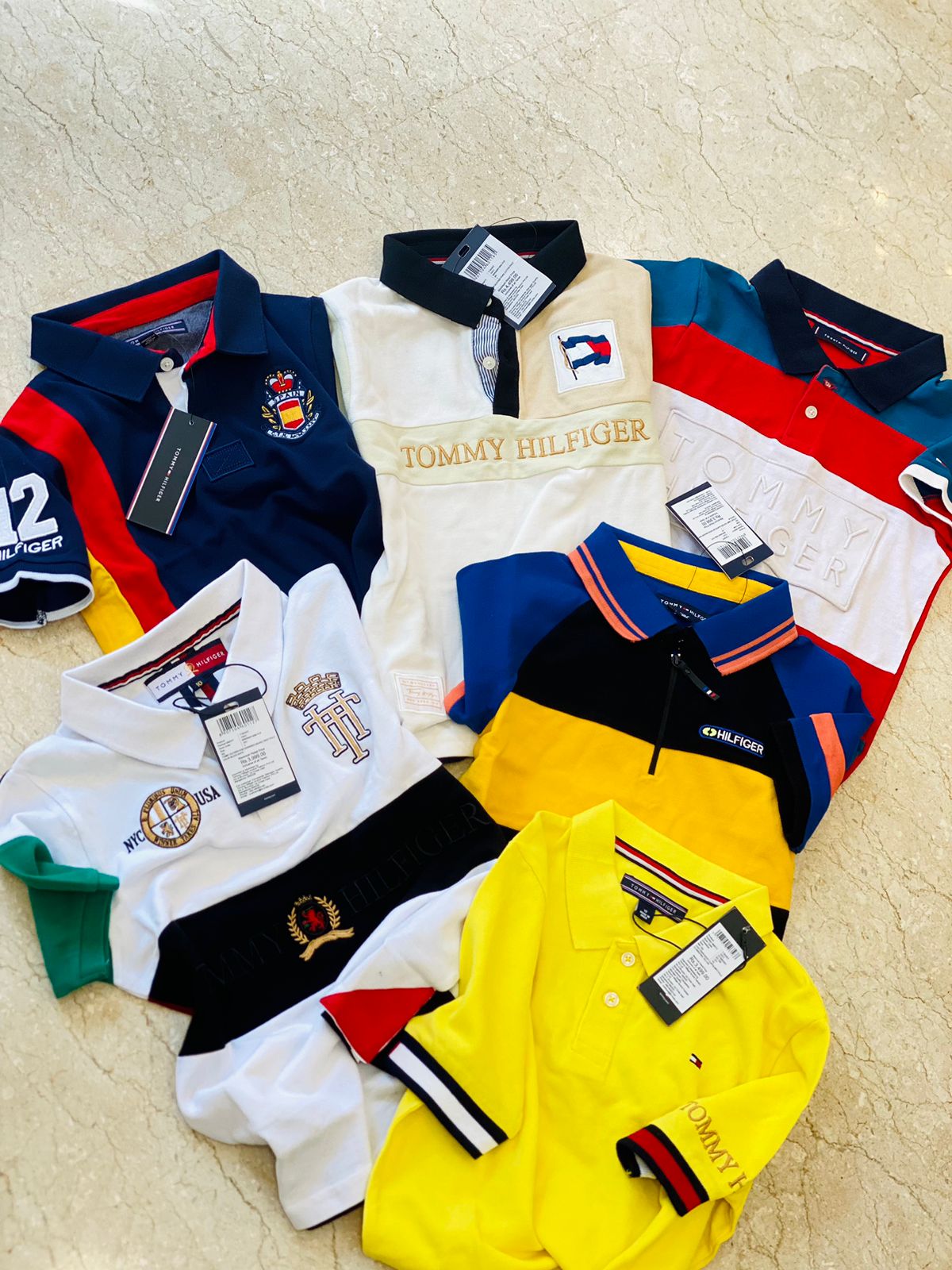 TOMMY HILFIGURE KIDS POLO-80PCS