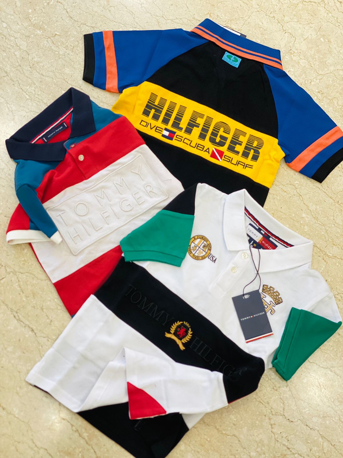 TOMMY HILFIGURE KIDS POLO-80PCS