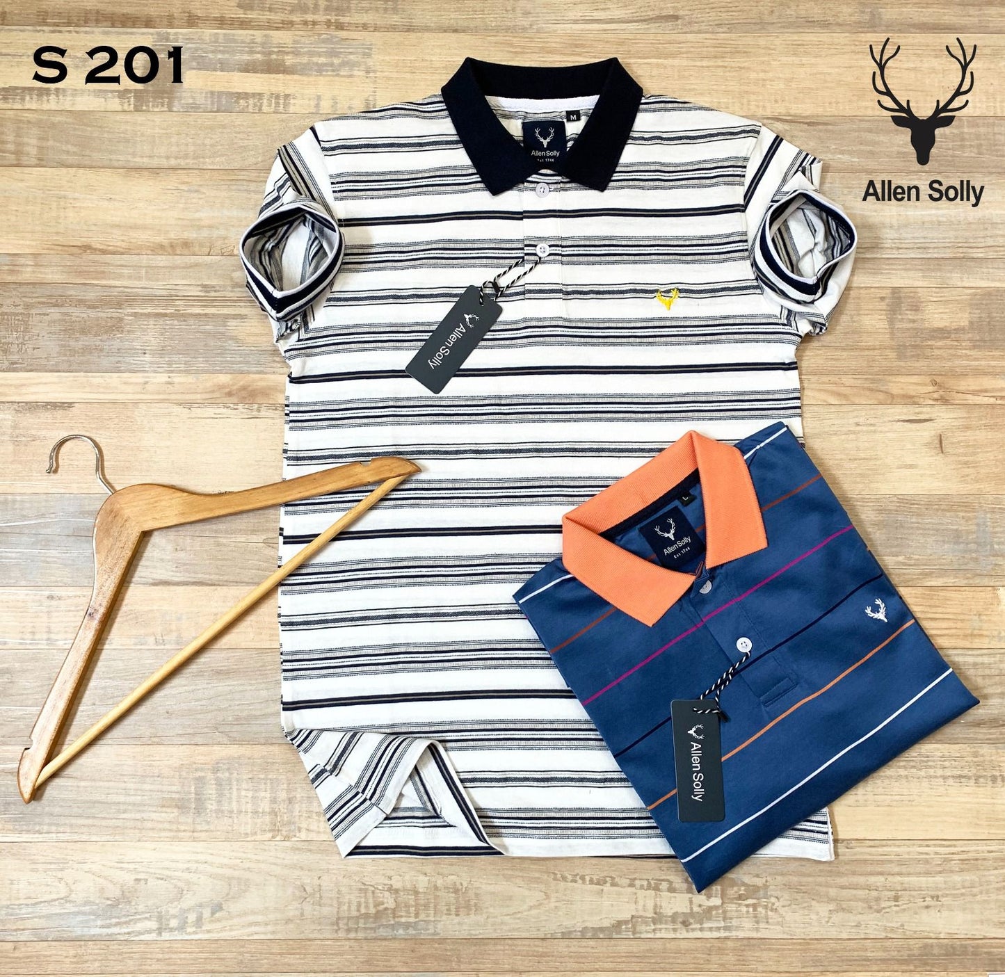 ALLEN SOLLYMEN'S POLO TSHIRT-42PCS