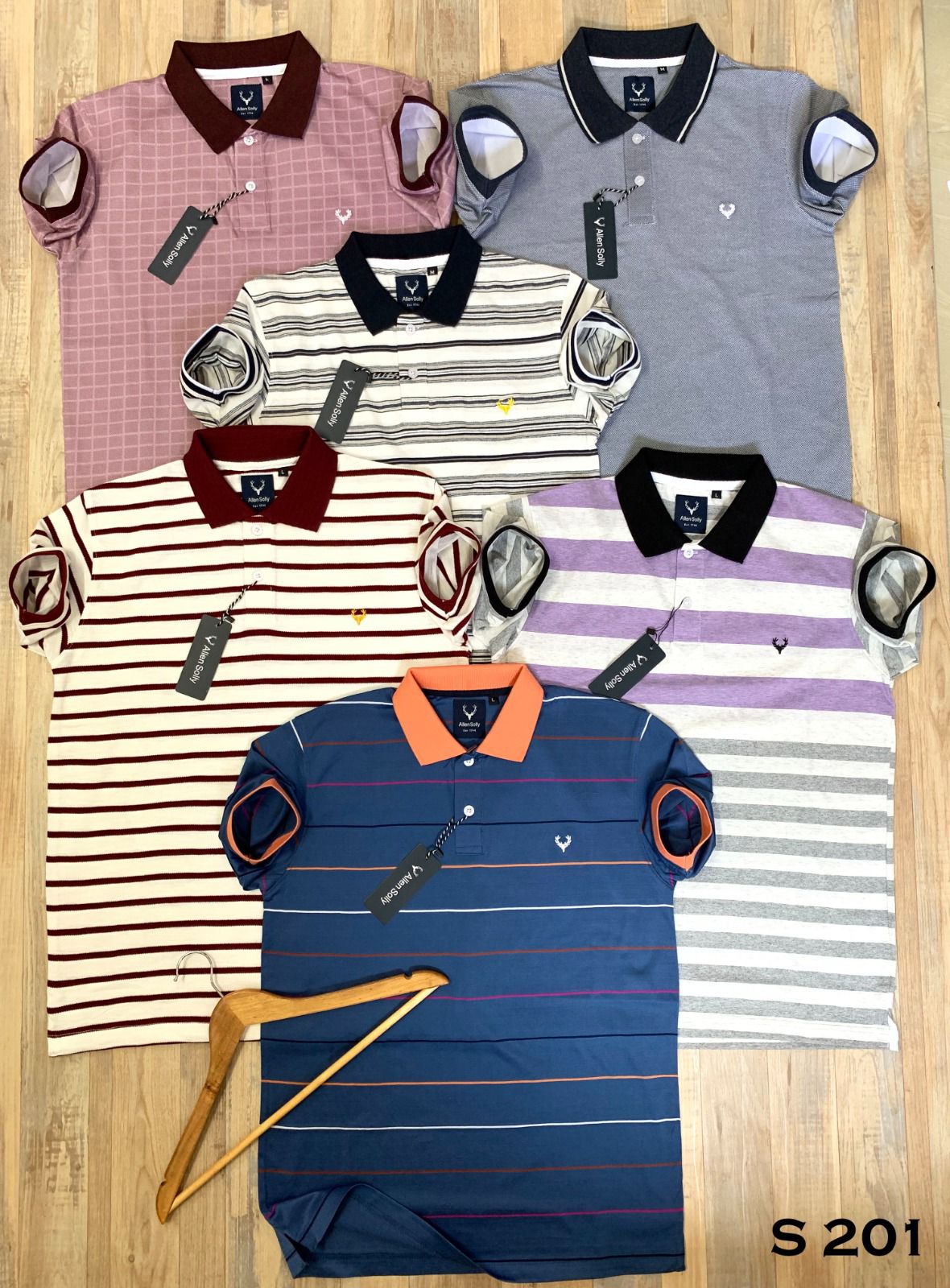 ALLEN SOLLYMEN'S POLO TSHIRT-42PCS