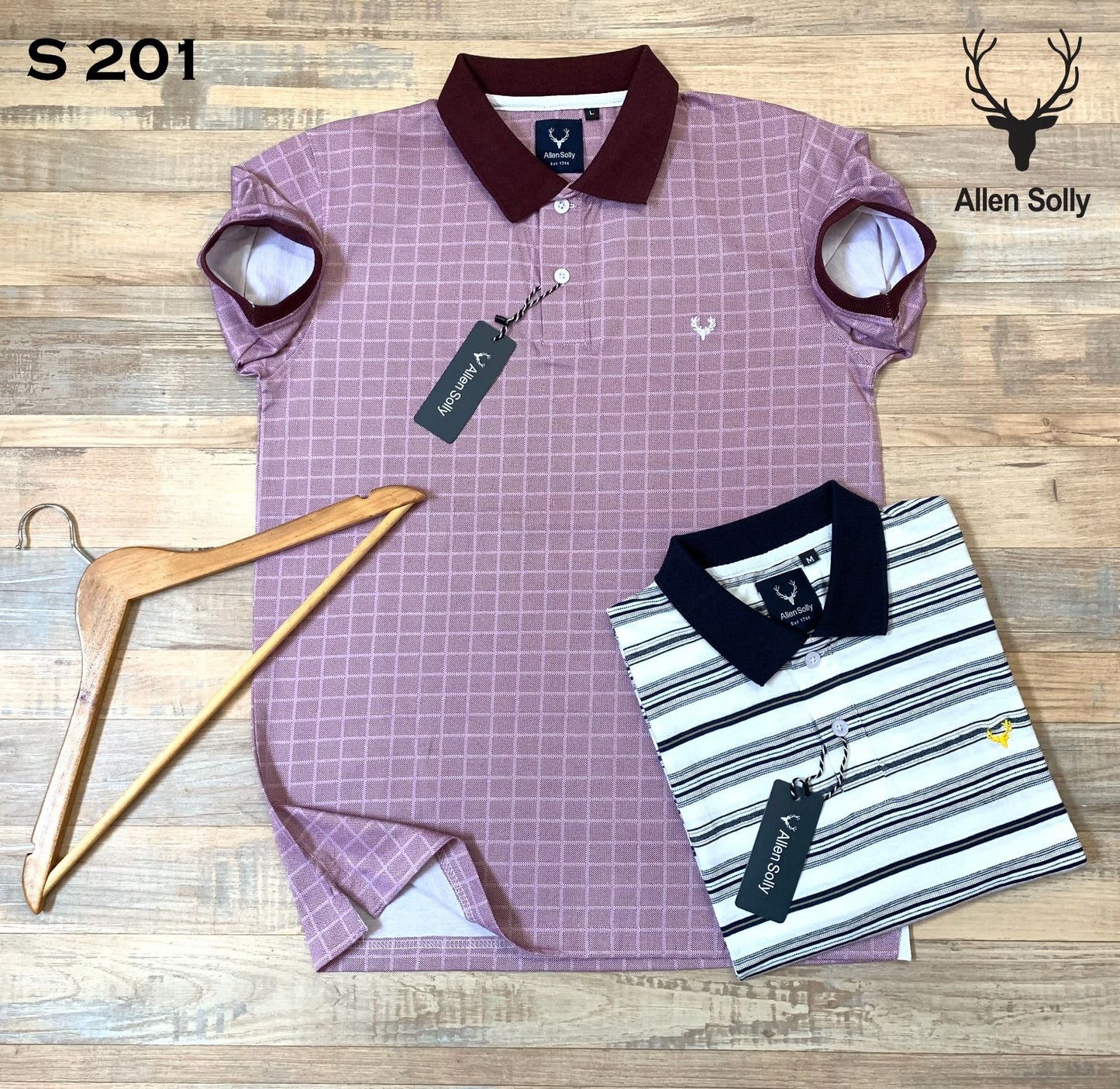ALLEN SOLLYMEN'S POLO TSHIRT-42PCS